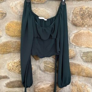 Altar'd State Deep Green Blouse